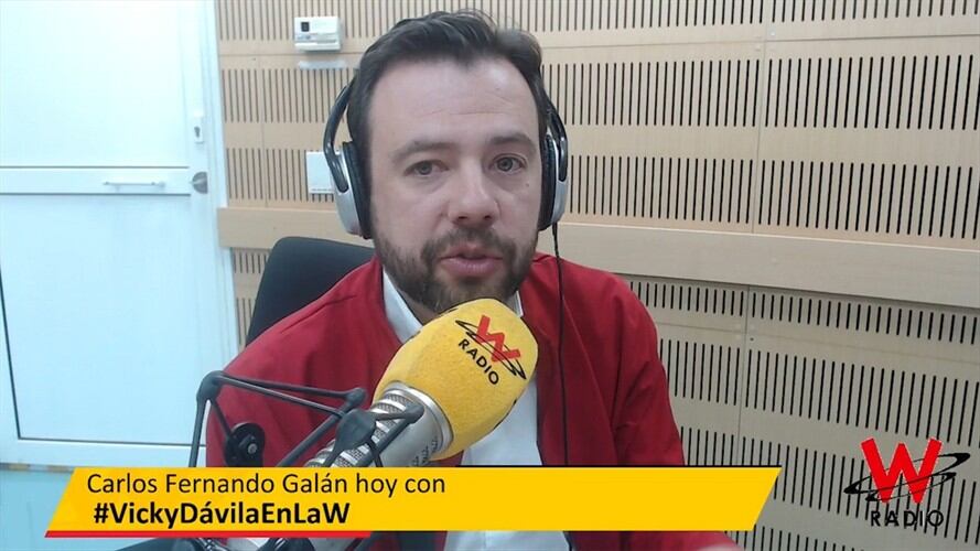 Carlos Fernando Galán, aspirante a la alcaldía de Bogotá. Foto: La WCon Vicky Dávila