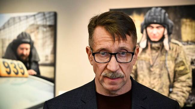 TOPSHOT - Member of the Liberal Democratic Party of Russia (LDPR), Viktor Bout poses during the opening of an art exhibition in Moscow on March 7, 20213. - Viktor Bout, who was serving a 25-year sentence in a US prison, was exchanged in Abu Dhabi for American basketball star Brittney Griner. (Photo by Alexander NEMENOV / AFP) (Photo by ALEXANDER NEMENOV/AFP via Getty Images)
