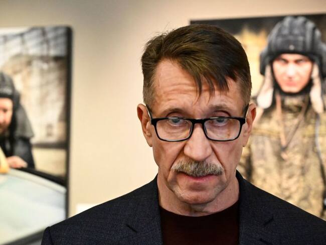 TOPSHOT - Member of the Liberal Democratic Party of Russia (LDPR), Viktor Bout poses during the opening of an art exhibition in Moscow on March 7, 20213. - Viktor Bout, who was serving a 25-year sentence in a US prison, was exchanged in Abu Dhabi for American basketball star Brittney Griner. (Photo by Alexander NEMENOV / AFP) (Photo by ALEXANDER NEMENOV/AFP via Getty Images)