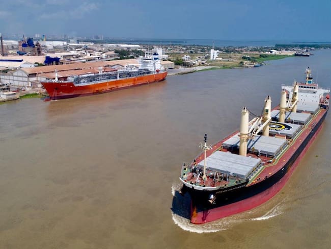 Puerto de Barranquilla, imagen de referencia. Foto: Colprensa.