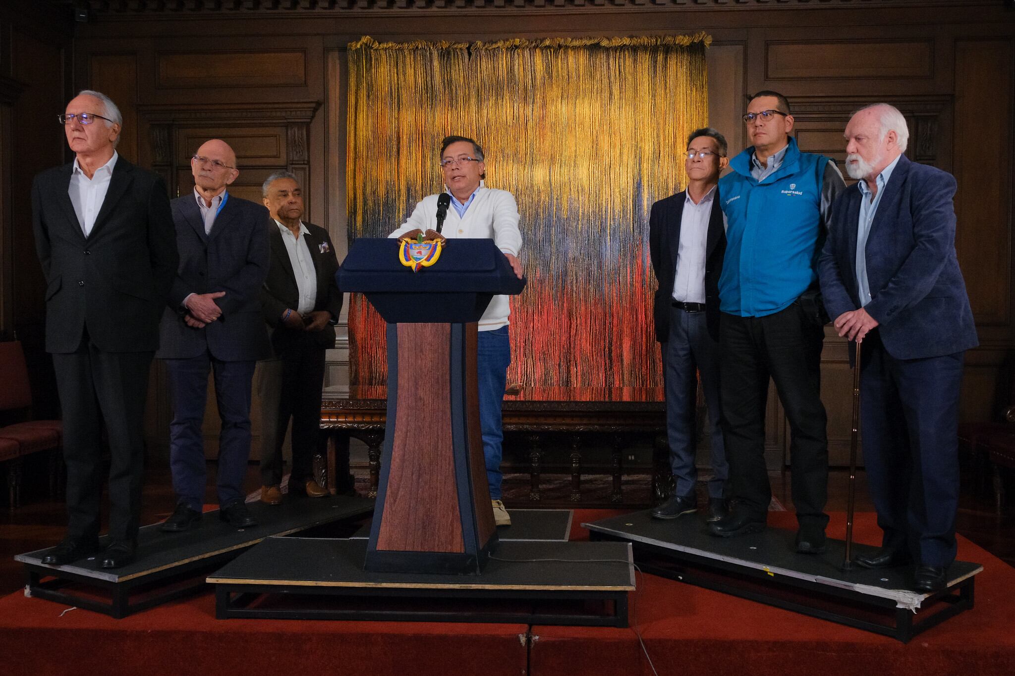 Gustavo Petro, presidente de Colombia. Foto:Ovidio González - Presidencia de la República