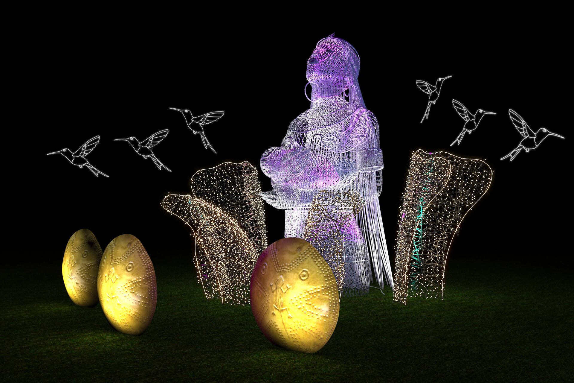 Festival de Luces MajestuOSOS del Jardín Botánico de Bogotá / Foto: Colprensa