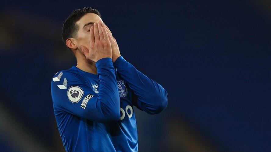 James Rodríguez, jugador del Everton y de la Selección Colombia. Foto: Matthew Ashton - AMA/Getty Images