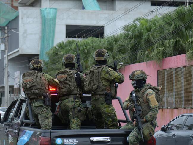 Policía en Ecuador. Foto: Getty Images.
