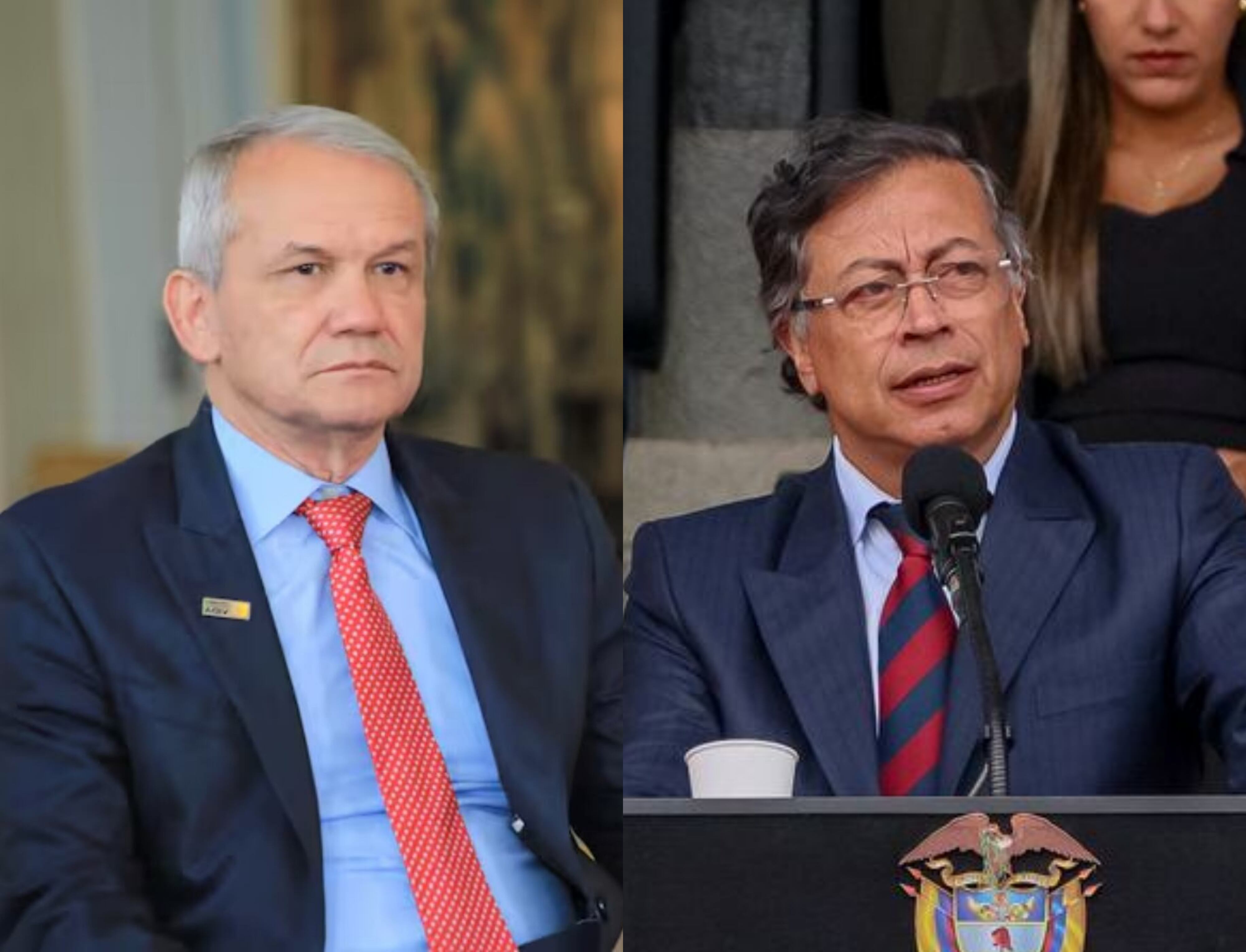 Carlos Ramón González y Gustavo Petro | Fotos: Colprensa