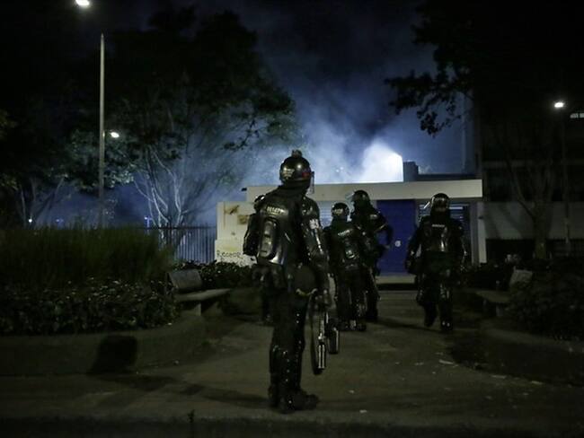 Denuncian agresiones del Esmad durante las manifestaciones . Foto: Colprensa