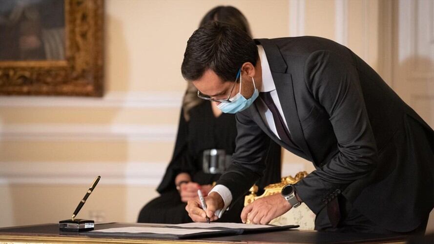 Nuevo director de la DIAN. Foto: Cortesía Presidencia