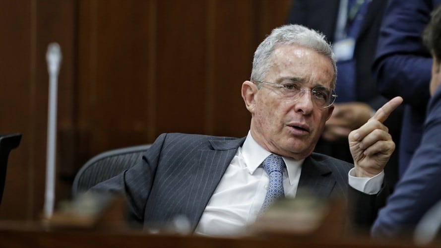 La Corte Constitucional seleccionó la acción de tutela que presentó el expresidente Álvaro Uribe contra el Juez Cuarto Penal de Bogotá. Foto: Colprensa / ÁLVARO TAVERA