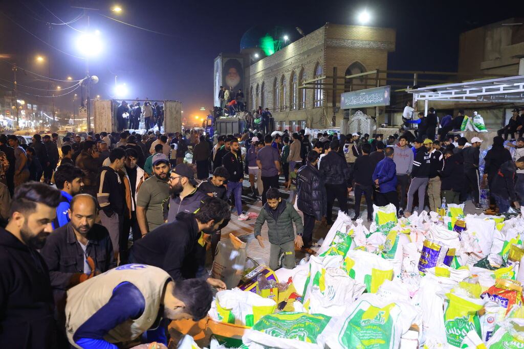 Ayuda humanitaria, Gaza. (Foto: Murtadha Al-Sudani/Anadolu via Getty Images)