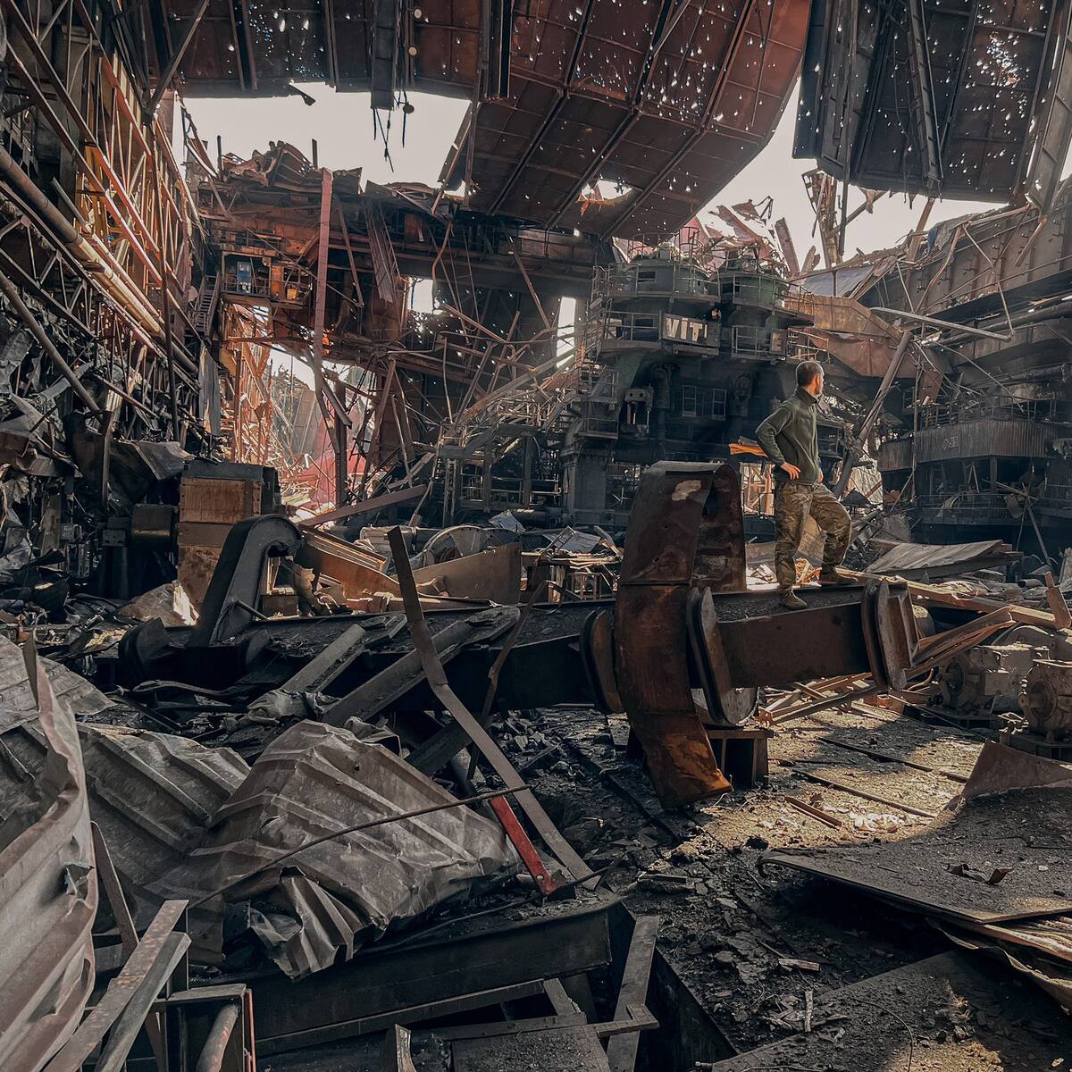 Fotos: las impactantes imágenes de soldados que resistían en el corazón de Azovstal, en Mariúpol