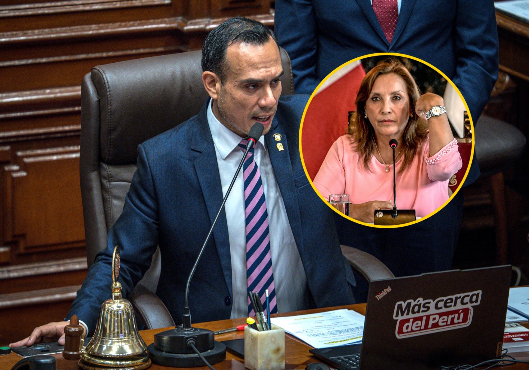 José Jerí asume como presidente interino de Perú tras destitución exprés de Dina Boluarte. Foto: EFE/ AFP,