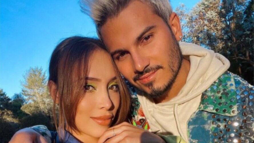 Luisa Fernanda W y el cantante Pipe Bueno. Foto: Instagram: @pipebueno