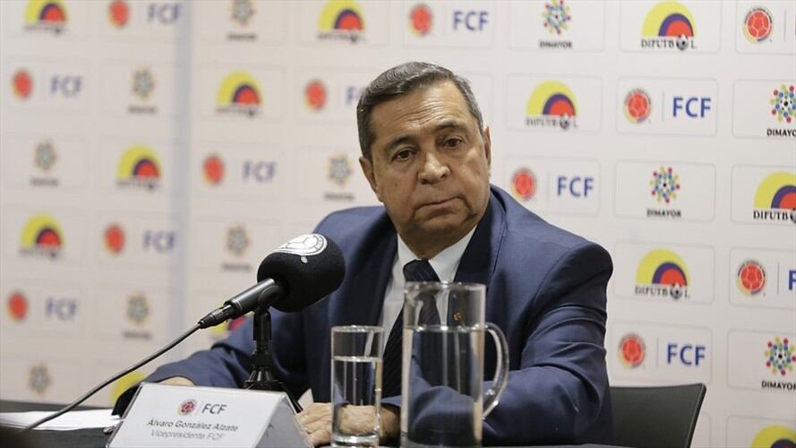 El vicepresidente de la Federación Colombiana de Fútbol, Álvaro González, se refirió a las denuncias de un presunto caso de acoso sexual y laboral al interior de la Selección Colombia Sub-17 femenina. Foto: Colprensa
