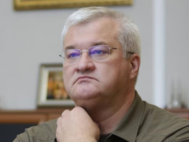 Andrí Sibiga, ministro de relaciones exteriores de Ucrania. FOTO: EFE