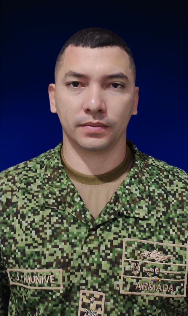 Cabo primero de Infantería de Marina, Jeiner Enrique Munive Polo. Foto: Suministrada.