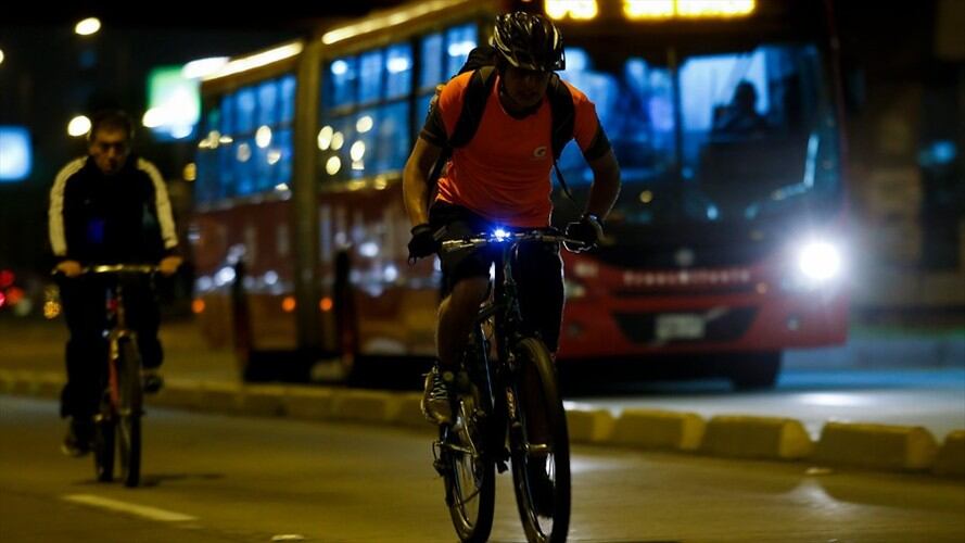 Imagen de referencia de ciclist en Bogotá. Foto: Colprensa