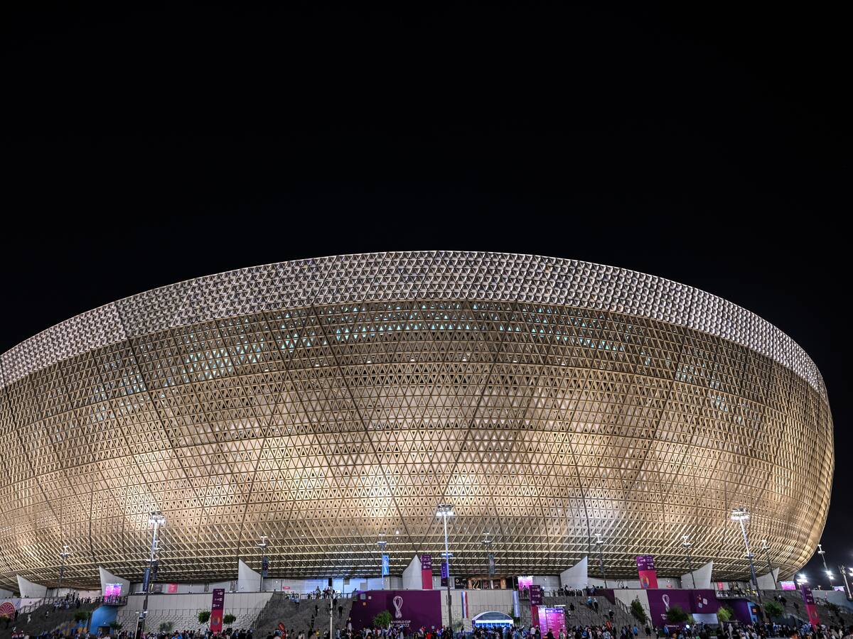 Guardia de seguridad del Mundial Qatar murió luego de caerse en el estadio Lusail