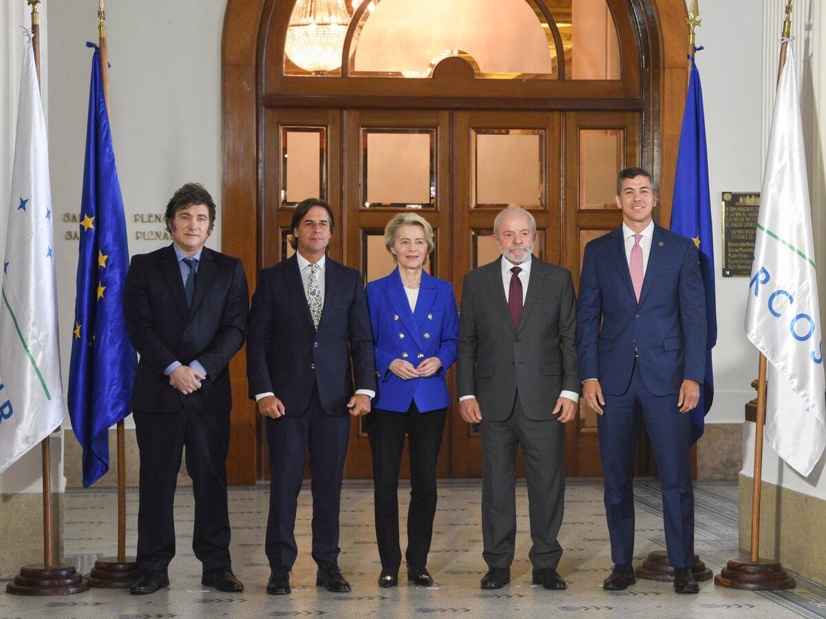 Mercosur y la Unión Europea cerraron en Montevideo un acuerdo de libre comercio