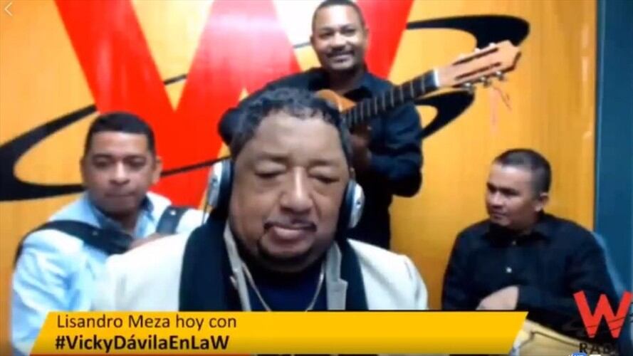 Lisandro Meza habla en La W. Foto: La WCon Vicky Dávila