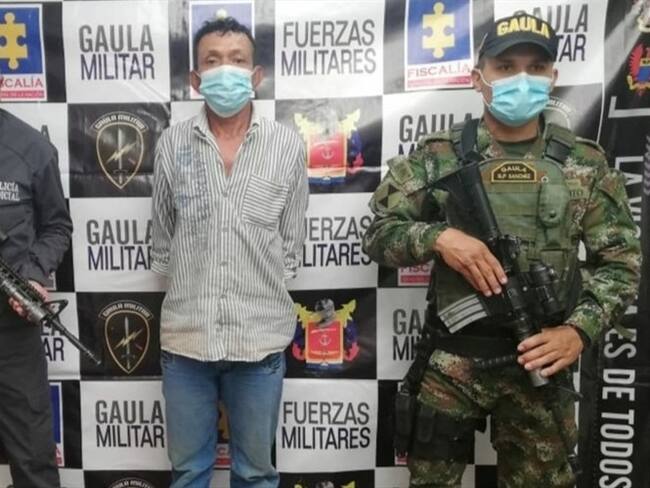 A la cárcel presunto secuestrador de ganadero en Cesar. Foto: Cortesía Fiscalía