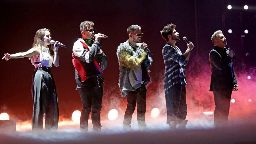 Los Montaner en concierto. Foto: Getty Images: Rodrigo Varela / Fotógrafo autónomo