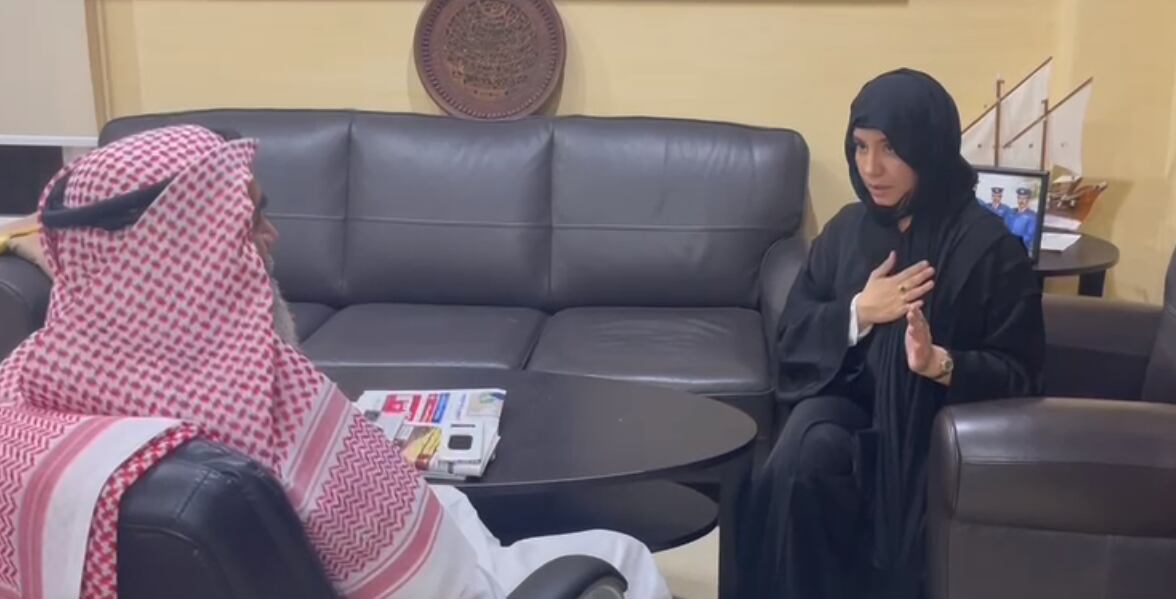 María Camila Díaz en Qatar. Foto: W Radio.