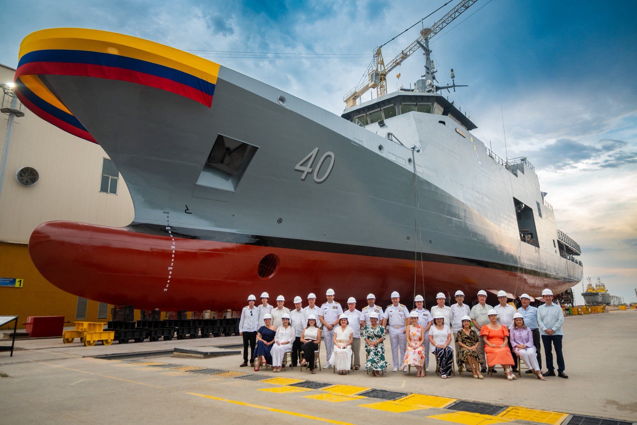 Armada presentará primer buque construido en Colombia: la Patrullera Oceánica Colombiana