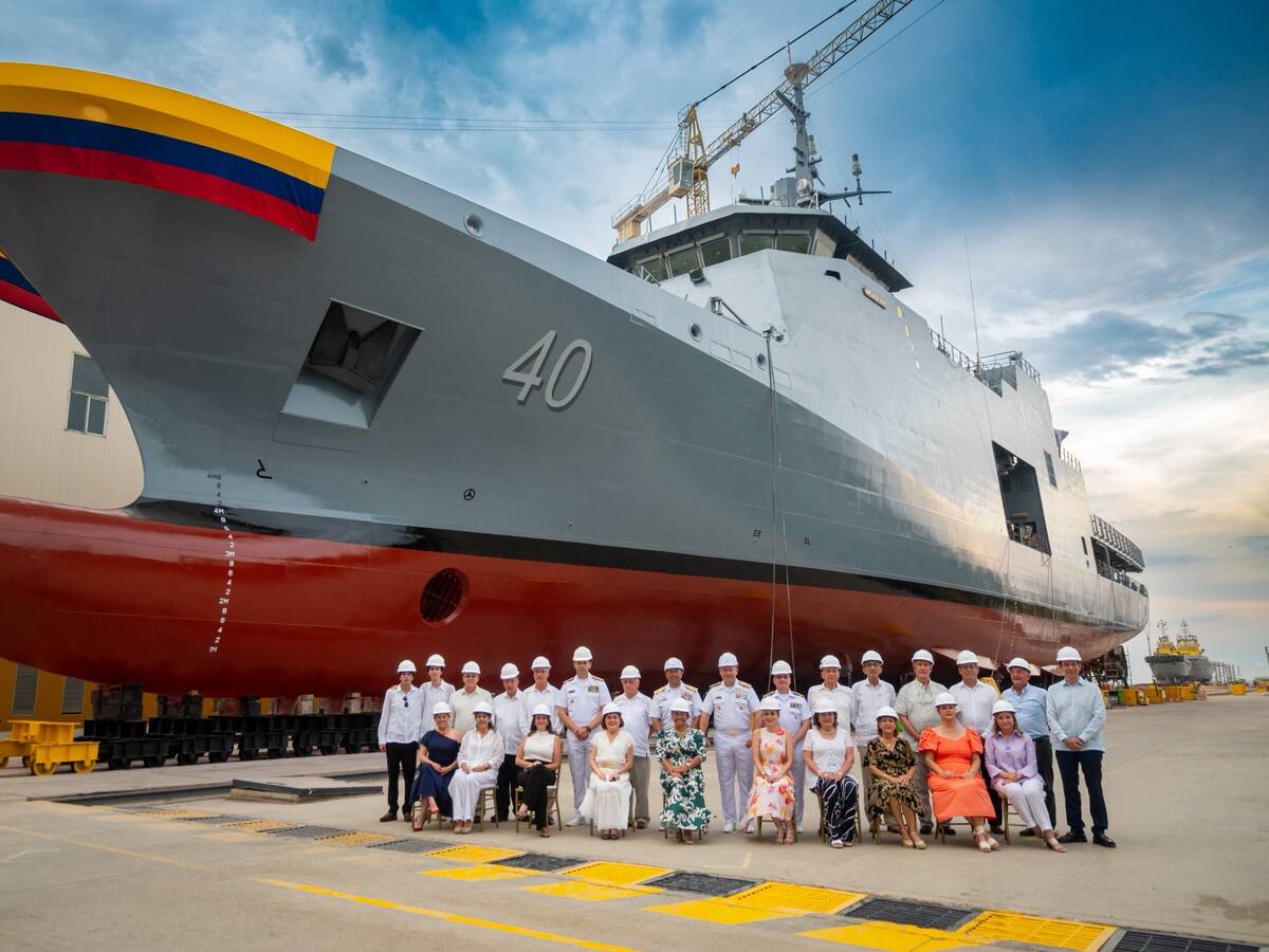 Armada presentará primer buque construido en Colombia: la Patrullera Oceánica Colombiana