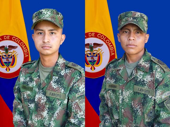 Ejército confirmó que ELN es el responsable del asesinato de dos soldados en Arauca. Fotos: Suministradas.