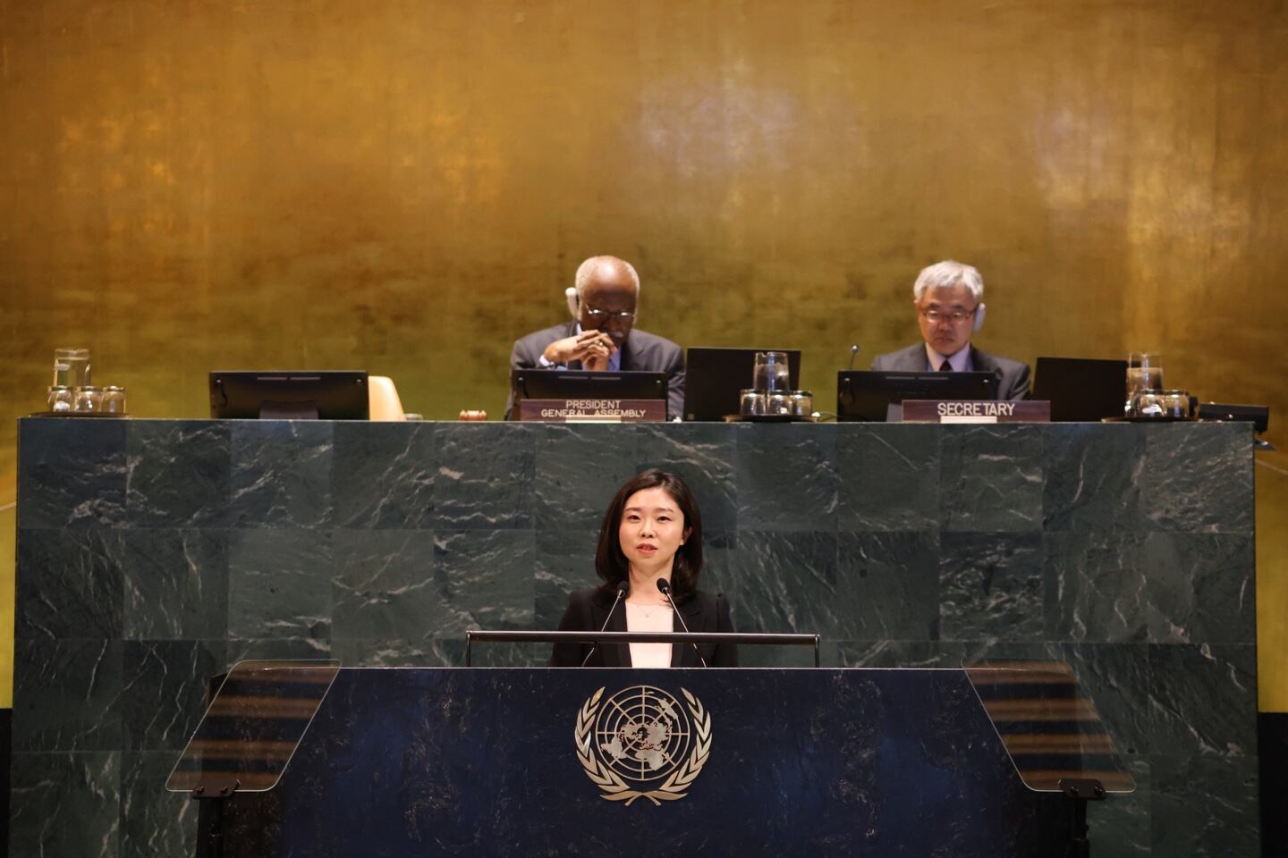 Varios países miembros de la ONU expresaron su preocupación por la creciente cooperación militar entre Pionyang y Moscú. EFE/ Ministerio De Asuntos Exteriores De Corea Del Sur.