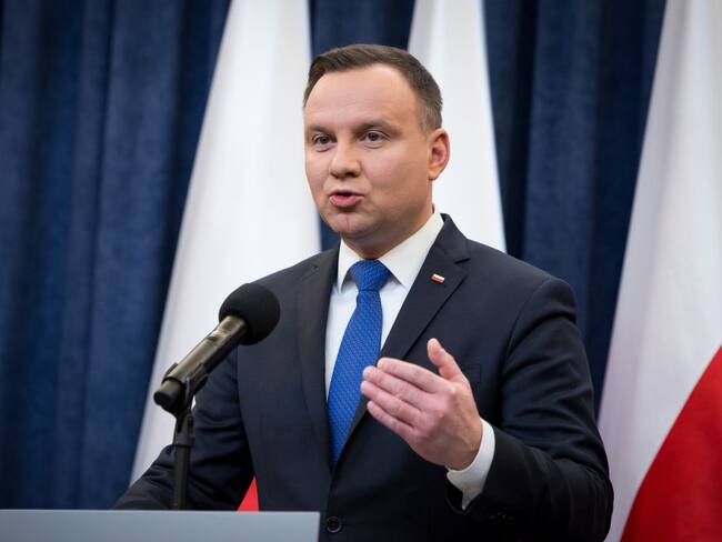 Andrzej Duda, presidente de Polonia. (Photo by Mateusz Wlodarczyk/NurPhoto via Getty Images)