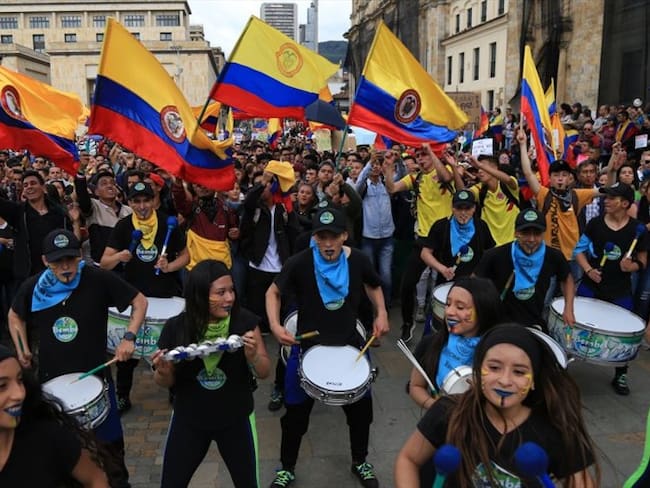 Movilizaciones en el país se extenderían hasta el 10 de dicimebre según centrales obreras. . Foto: Getty Images