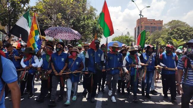 Representantes del movimiento indígena descartaron bloqueos en la vía Panamericana. Foto: Cortesía