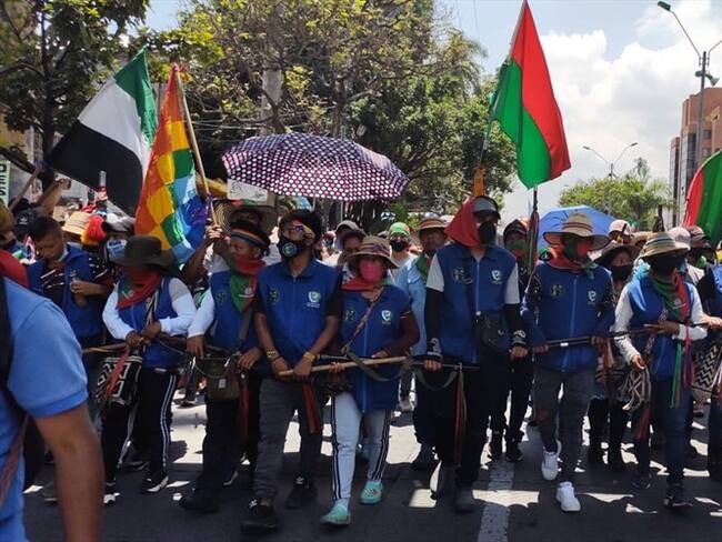 Representantes del movimiento indígena descartaron bloqueos en la vía Panamericana. Foto: Cortesía