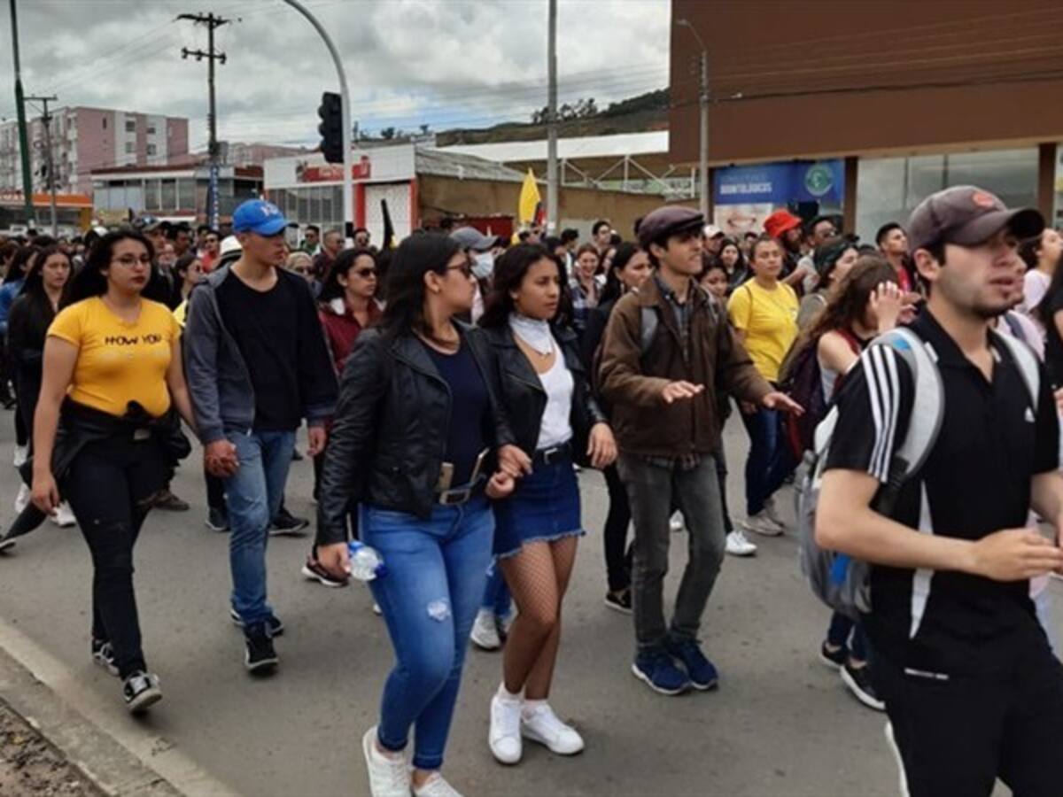 Inician movilizaciones en Tunja para apoyar reformas sociales del Gobierno Petro