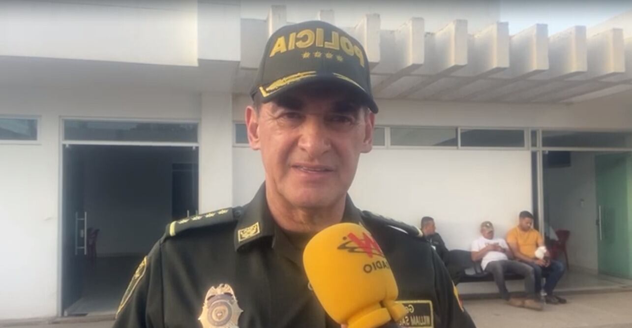 General William Salamanca, director de la Policía Nacional. Foto: W Radio.