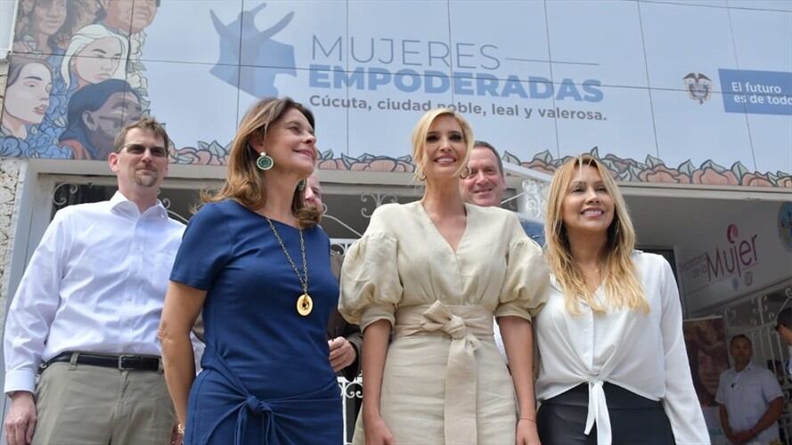 Ivanka Trump realizó un recorrido por la frontera colombo-venezolana. Foto: Vicepresidencia de Colombia