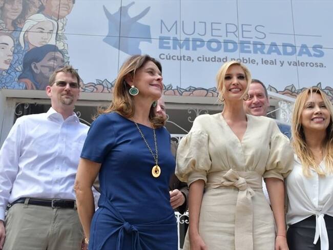Ivanka Trump realizó un recorrido por la frontera colombo-venezolana. Foto: Vicepresidencia de Colombia