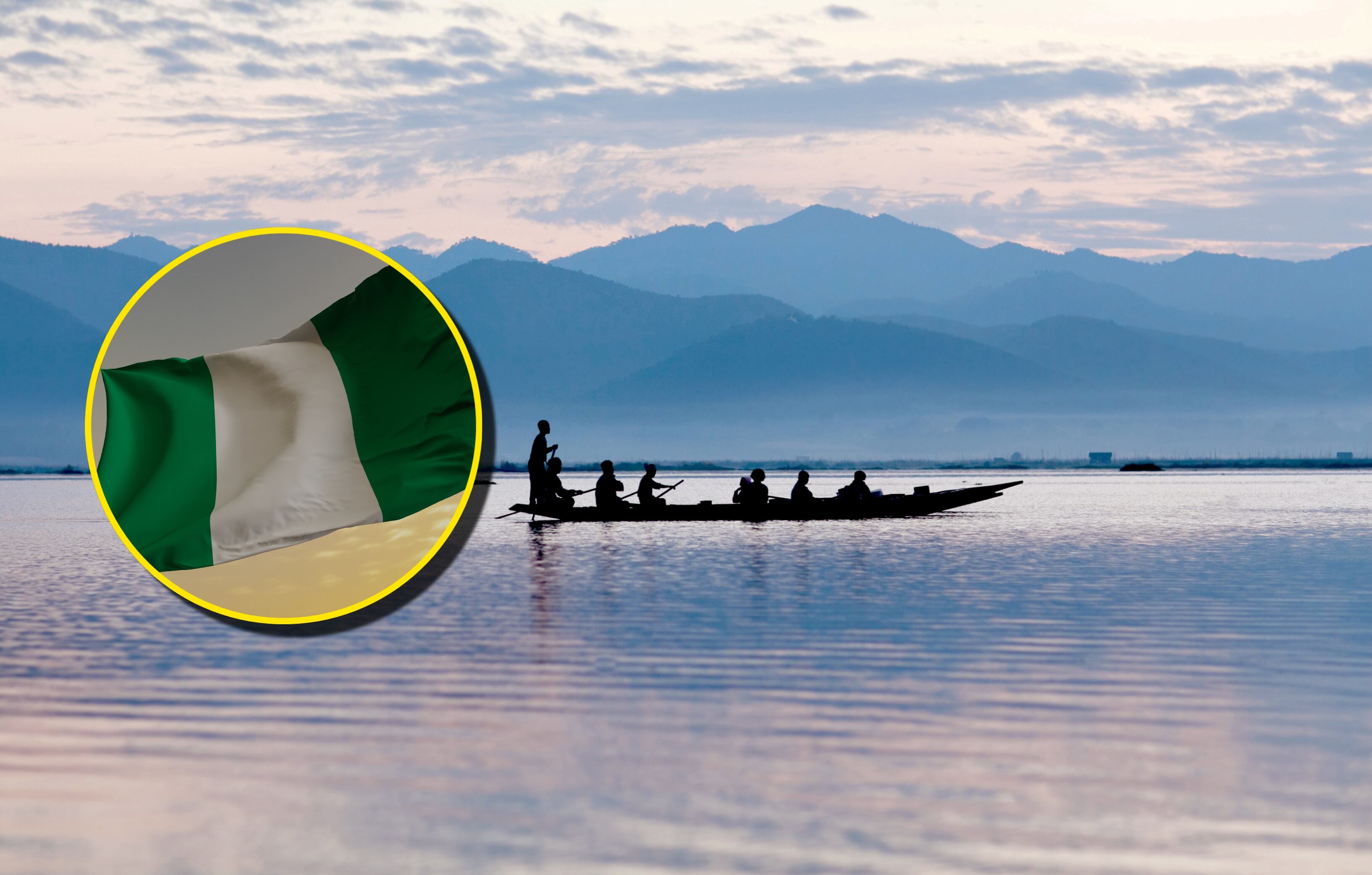 Referencia de pesacdores y bandera de Nigeria. Foto: Zzvet/ Manuel Augusto Moreno vía Getty Images. 