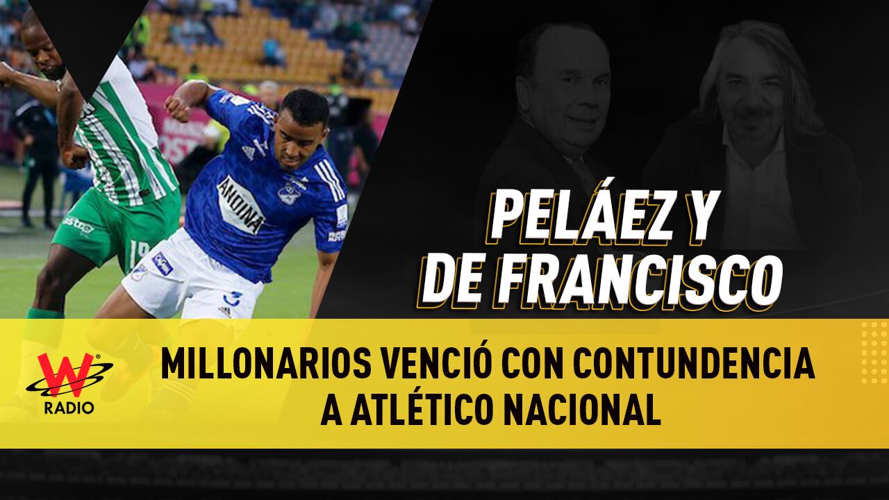 Atlético Nacional vs. Millonarios. Foto: Dimayor