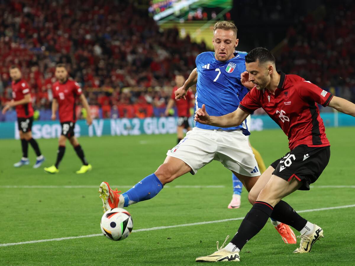 Italia logró remontar el marcador a Albania 2-1 e iguala a España en la Eurocopa