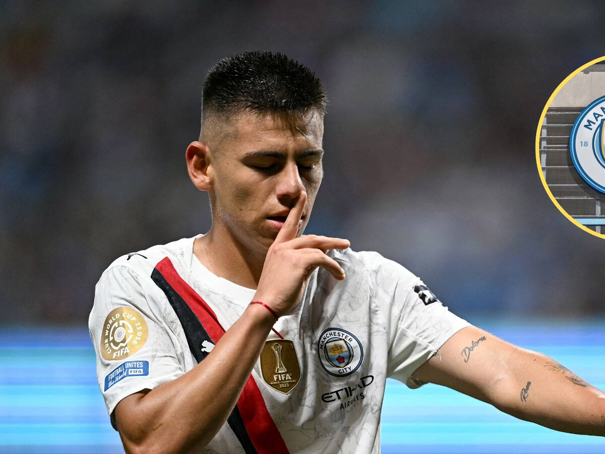 El Manchester City cede al argentino Echeverri al Leverkusen hasta final de temporada