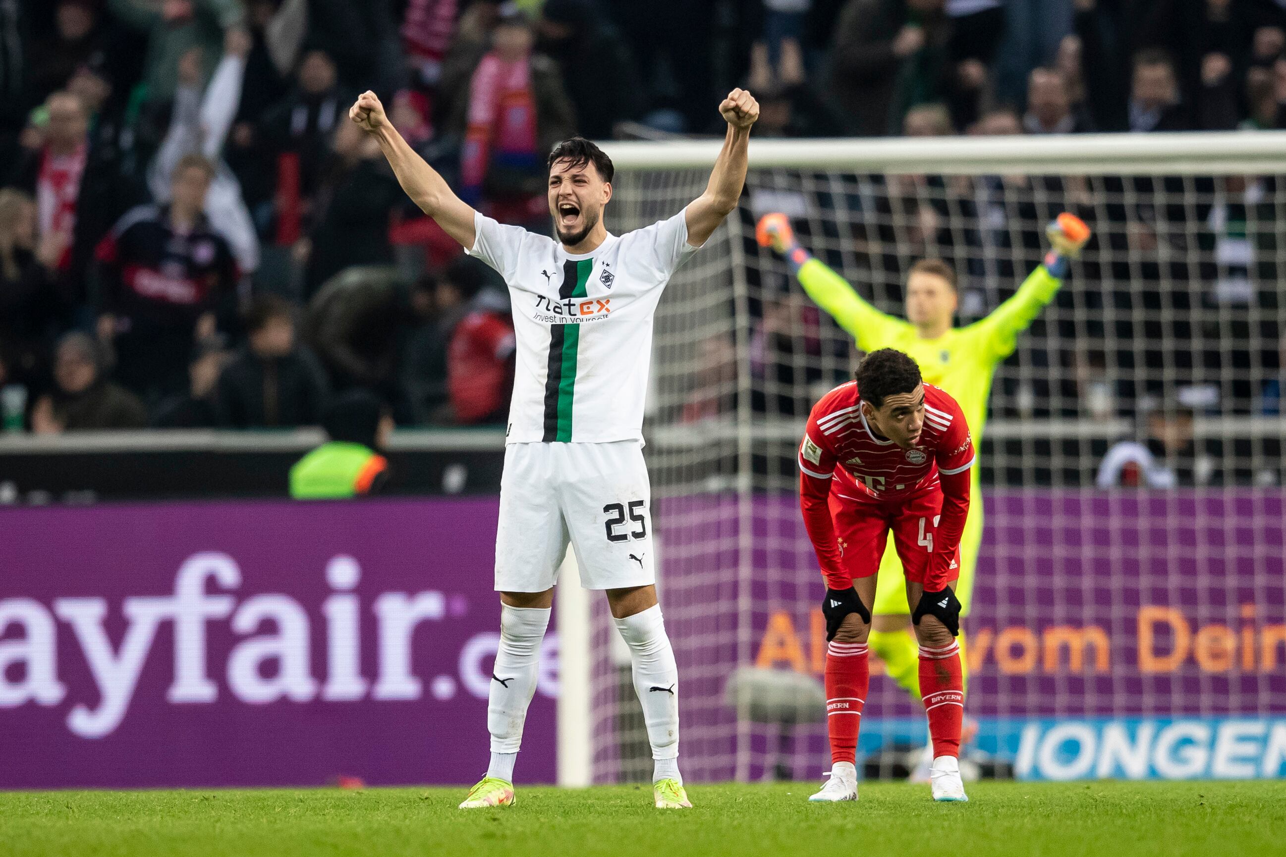 Borussia Mönchengladbach vs Bayern Múnich. (Photo by Christian Verheyen/Borussia Moenchengladbach via Getty Images)