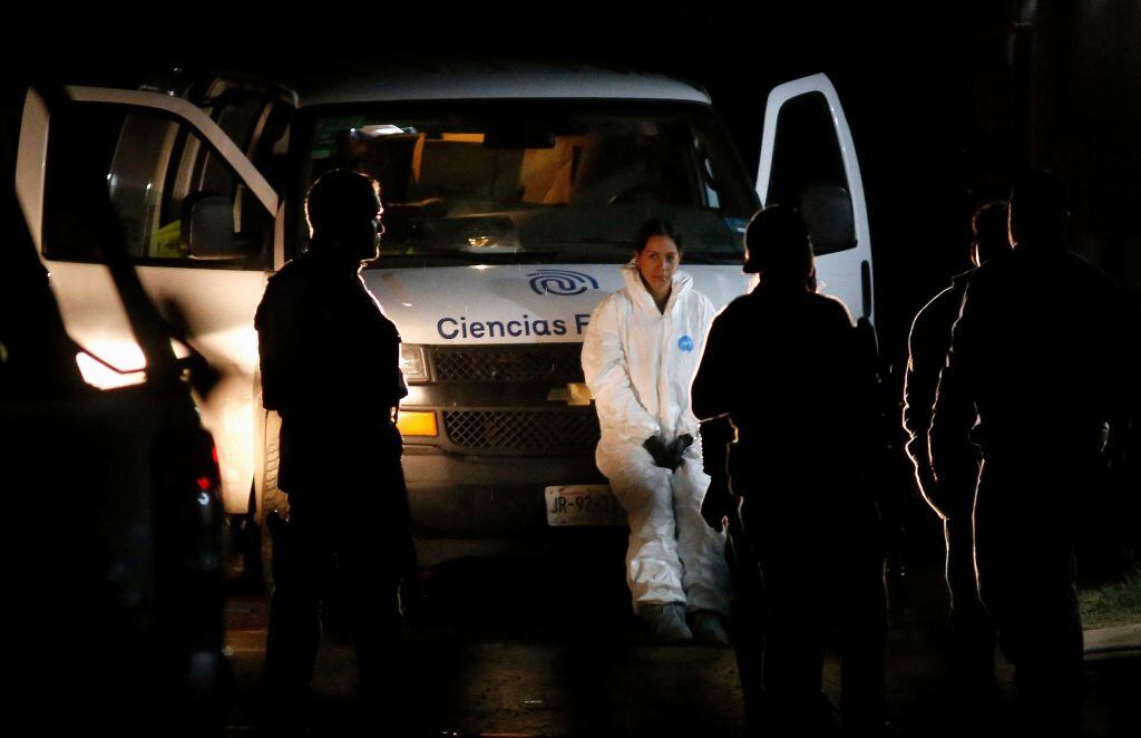 Servicio médico forense de México. (Photo by ULISES RUIZ / AFP) (Photo by ULISES RUIZ/AFP via Getty Images)