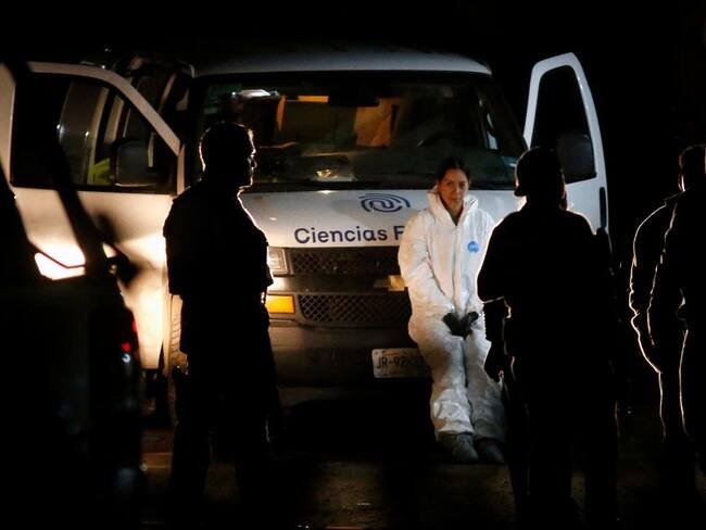 Servicio médico forense de México. (Photo by ULISES RUIZ / AFP) (Photo by ULISES RUIZ/AFP via Getty Images)