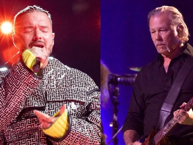 J Balvin lanzo el 'cover' de 'Wherever I May Roam' de Metallica. Foto: Getty Images/Emma McIntyre/ Tim Mosenfelder