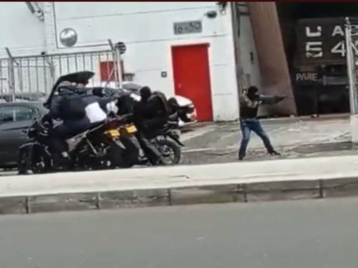 Cinematográfico intento de hurto terminó en balacera en El Poblado de Medellín
