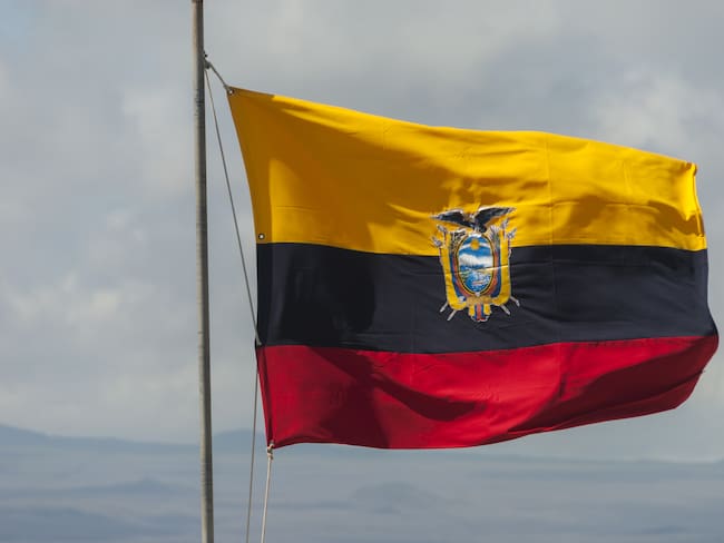 Bandera de Ecuador. Foto: Getty Images.