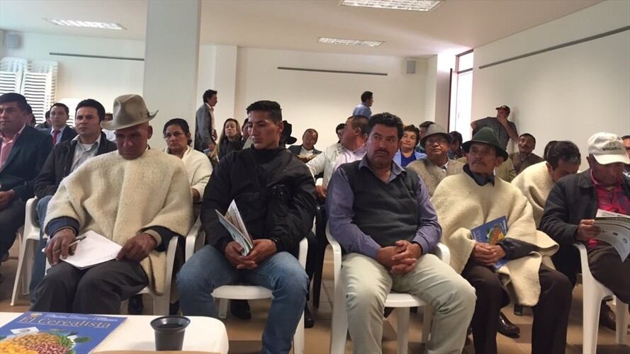 Con respecto a las medidas del Distrito en la central de abastos, Arias dijo que el balance es positivo para los productores boyacenses. . Foto: Secretaría de Agricultura