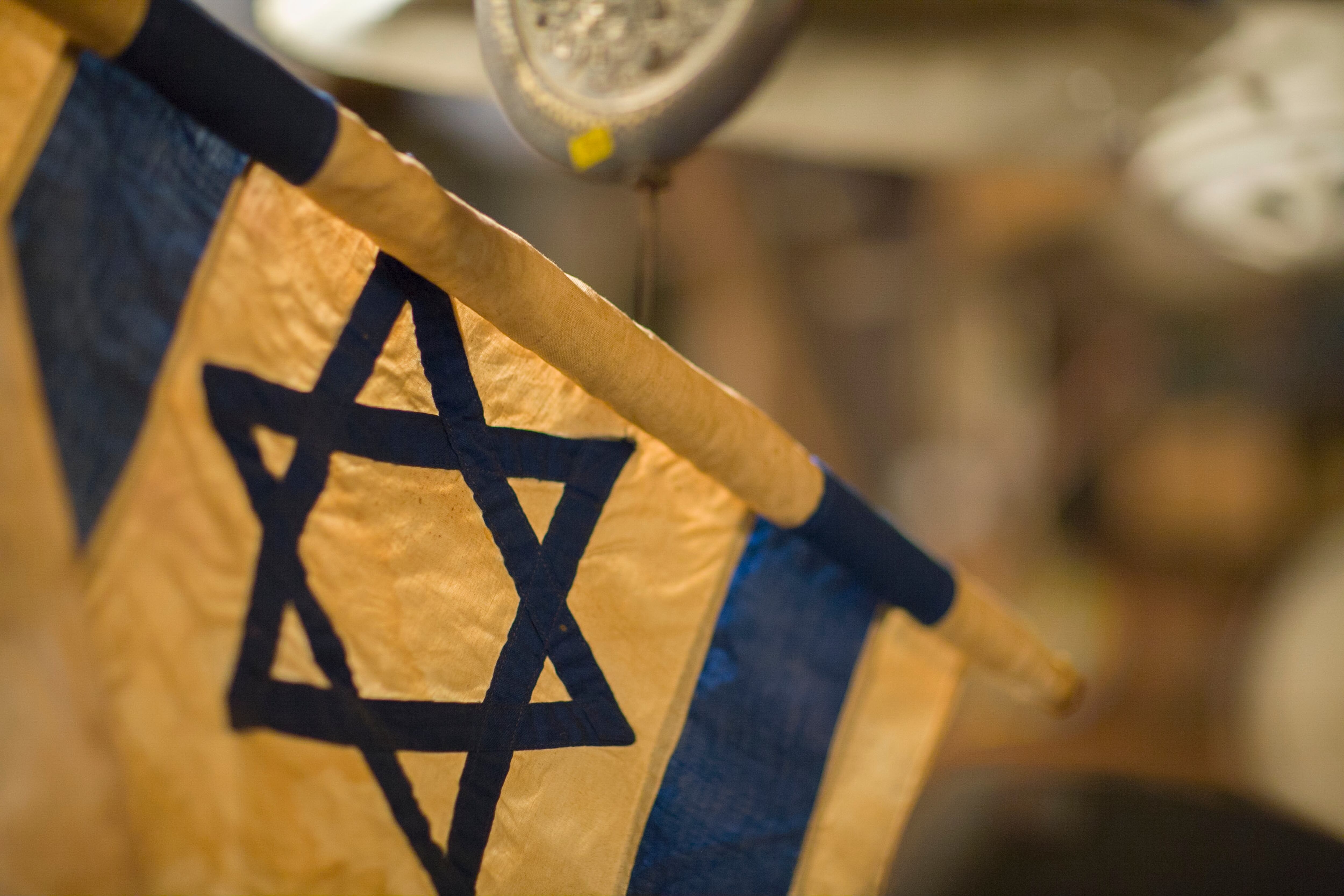 Imagen de referencia de la bandera de Israel. FOTO:  Getty Images